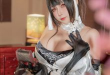 KANEKO_咔喵 –  镇海 白旗袍[30P+2V-693MB]-套图岛