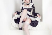 麻花酱 –  可畏泳装+女仆[30P-306M]-套图岛