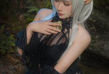 麻花酱 –  明日方舟 闪灵泳装[20P-254.9M]-套图岛