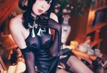 杨晨晨 黑色情趣内衣 拍摄花絮 [90P+1V-1.1G]-套图岛