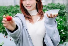 ElyEE子 – Strawberry Picking Date [34P+2V-128MB]-套图岛