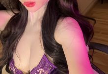 无欲无求的推土君_紫色性感细腰情趣内衣 [15P+5V-217MB]-套图岛