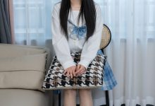 甜予摄影 NO.154 澜澜-帆布鞋、白棉袜、薄灰丝、跺脚抖腿剧情[129P+2V／10.3GB]-套图岛