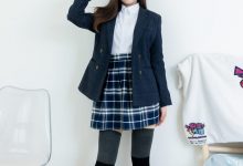 物恋传媒 No.2380 小曦-jk制服、皮鞋、黑灰拼接过膝袜、厚肉丝 [155P1V-3.65GB]-套图岛