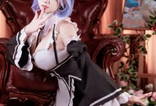 阿雪雪 –  Re从零开始的异世界生活 - 雷姆 [87P+3V-2.94G]-套图岛