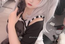 Seele麦麦 – 白色双马尾 [16P-77M]-套图岛