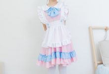 物恋传媒 No.2416 小曦-板鞋、厚白丝、女仆装 [160P1V-3.41GB]-套图岛