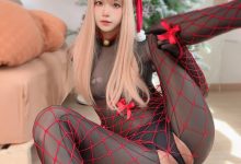 布丁大法 –  圣诞黑丝 [19P+3V-66MB]-套图岛