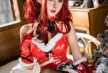 仙女月-红色圣诞兔[32P-839MB]-套图岛