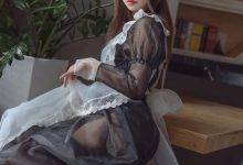 亚马逊鲶鱼 – 黑色透明女仆[33P-193.1M]-套图岛