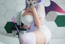 阿雪雪 – NO.034 原神 刻晴魅魔护士[100P+7V-1.94G]-套图岛