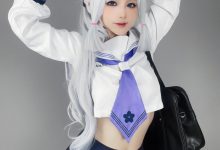 幼愛Youmeko – 原神 神里绫华-套图岛