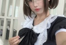 轩萧学姐 – &十万珍吱伏特 双人女仆-套图岛